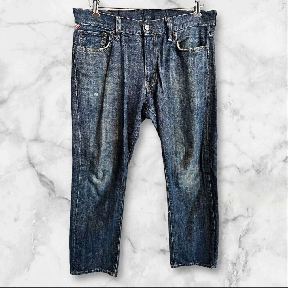 Ralph Lauren Men's‎ Denim & Supply Jeans Straight Relaxed Tag 33x30 Actual 36x30